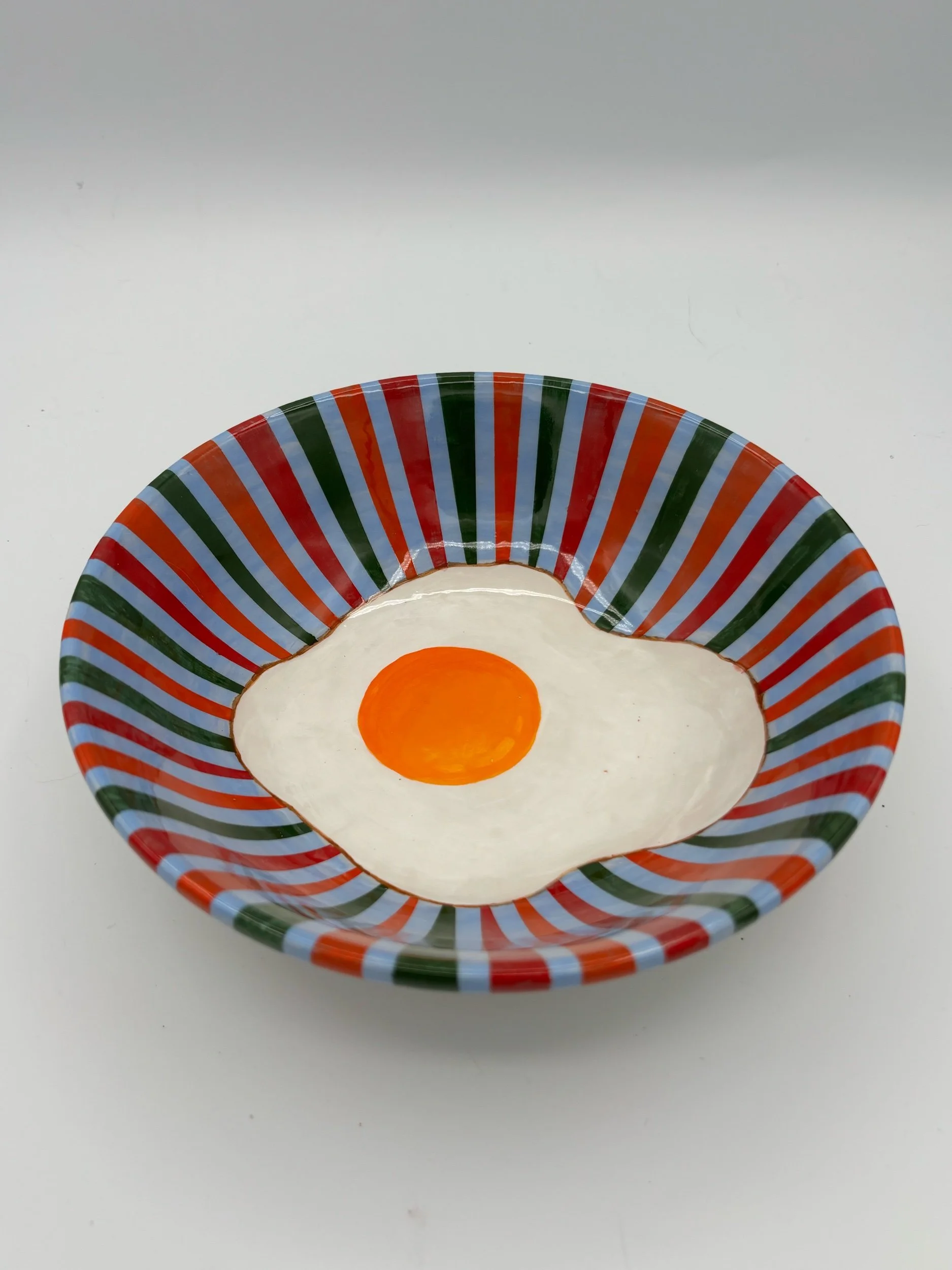 Breakfast time deep plate