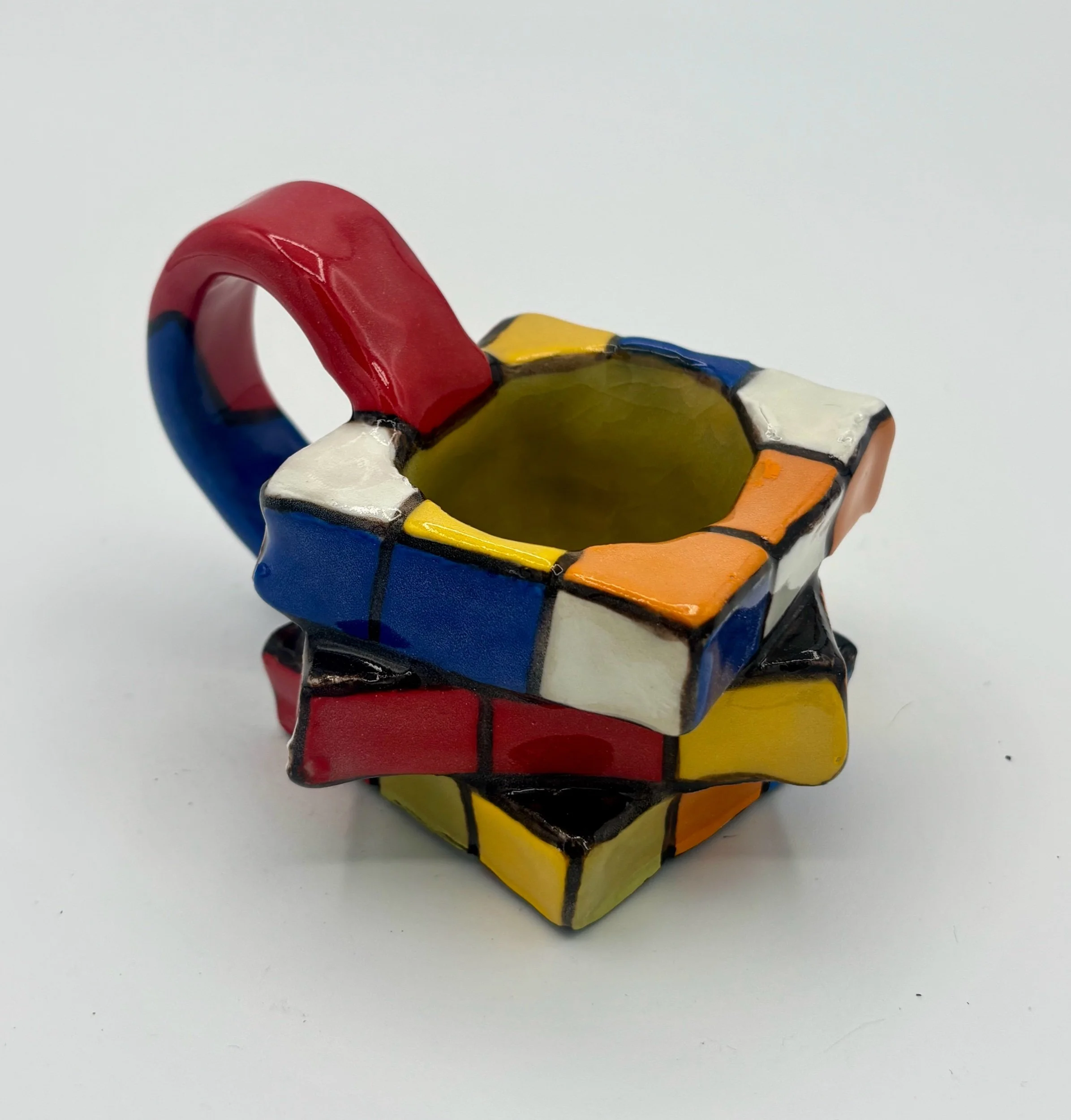 Espresso ruby cube cup