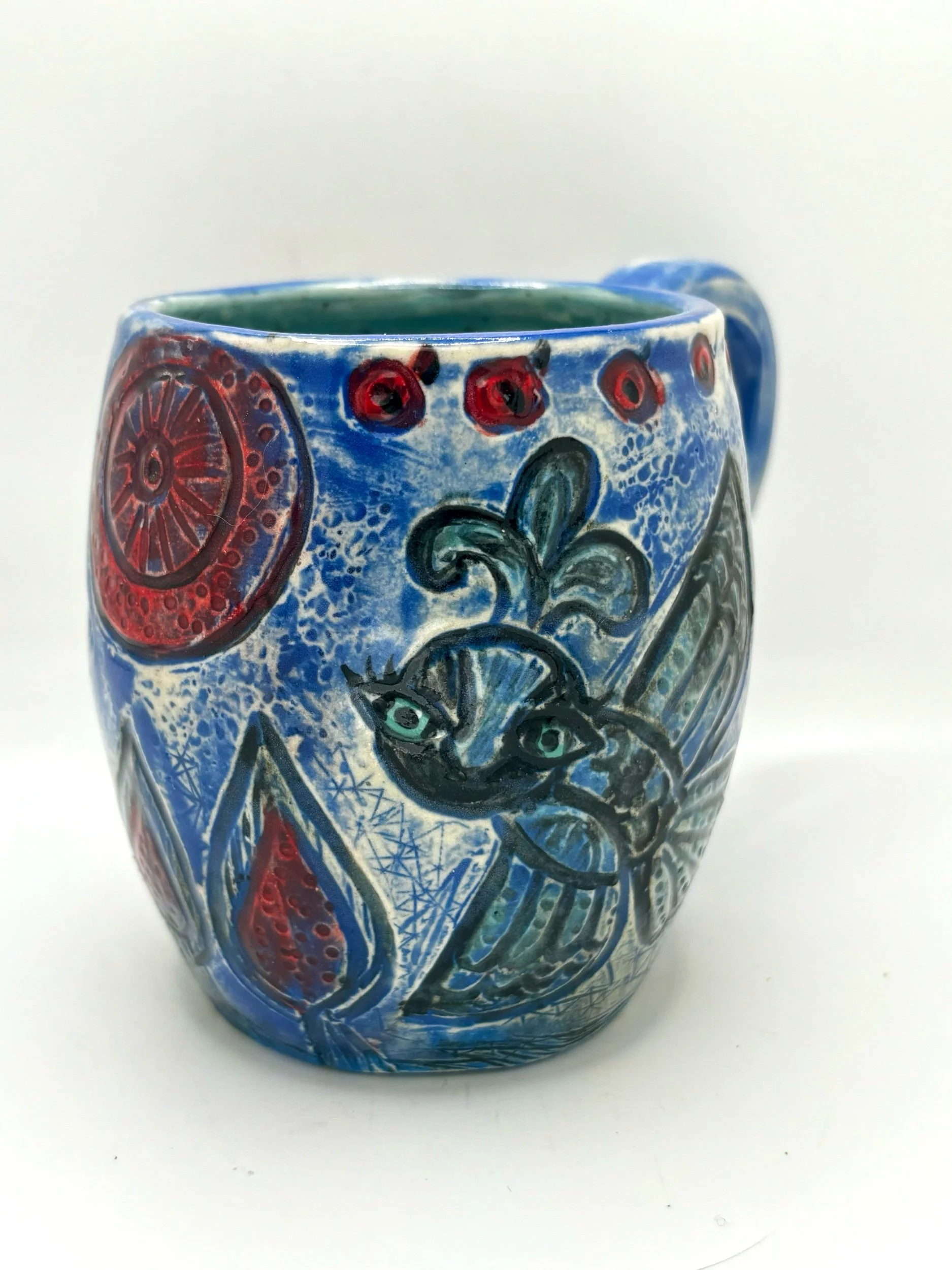 Fairy-tail   big tea mug with red sun