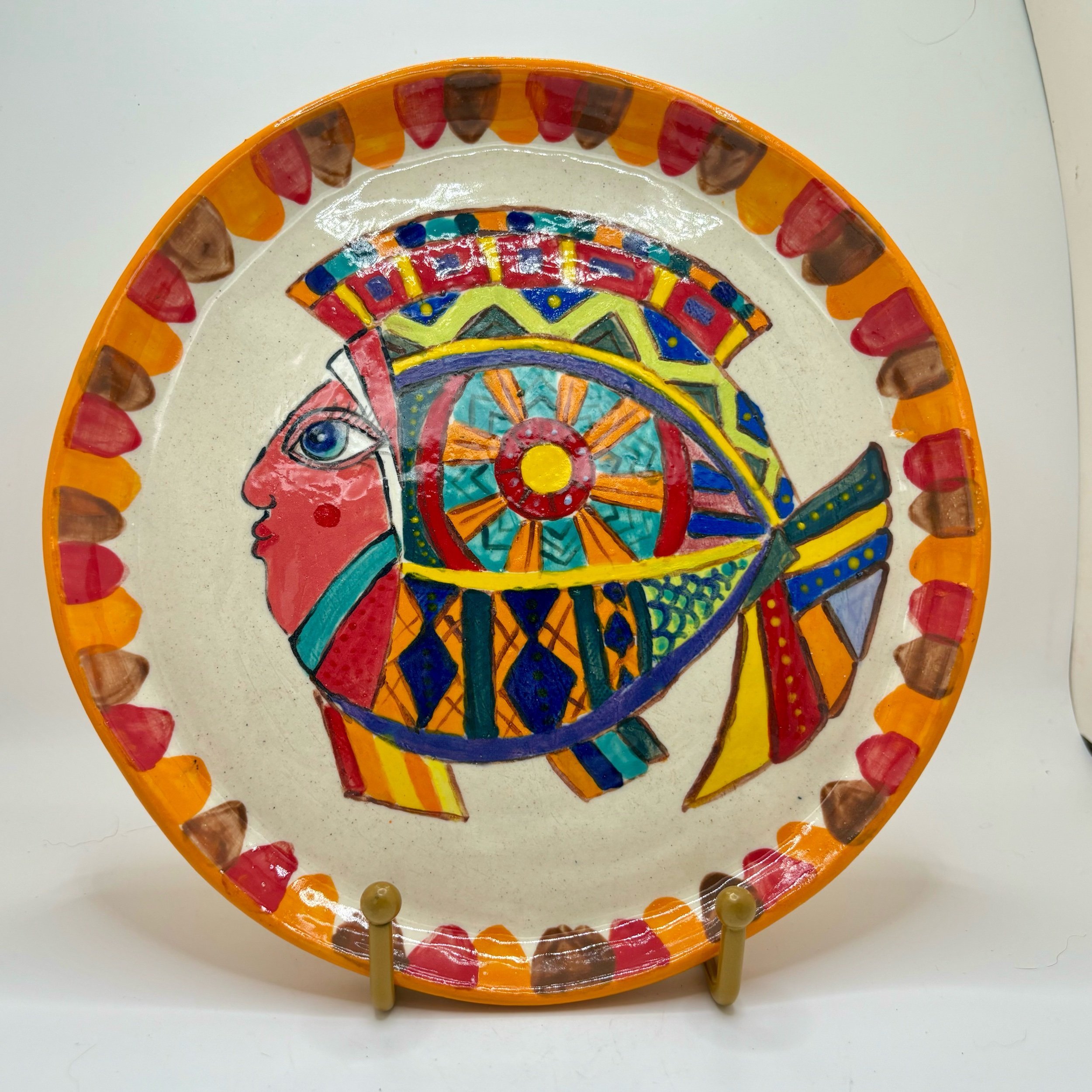 Georgian fish plate 1