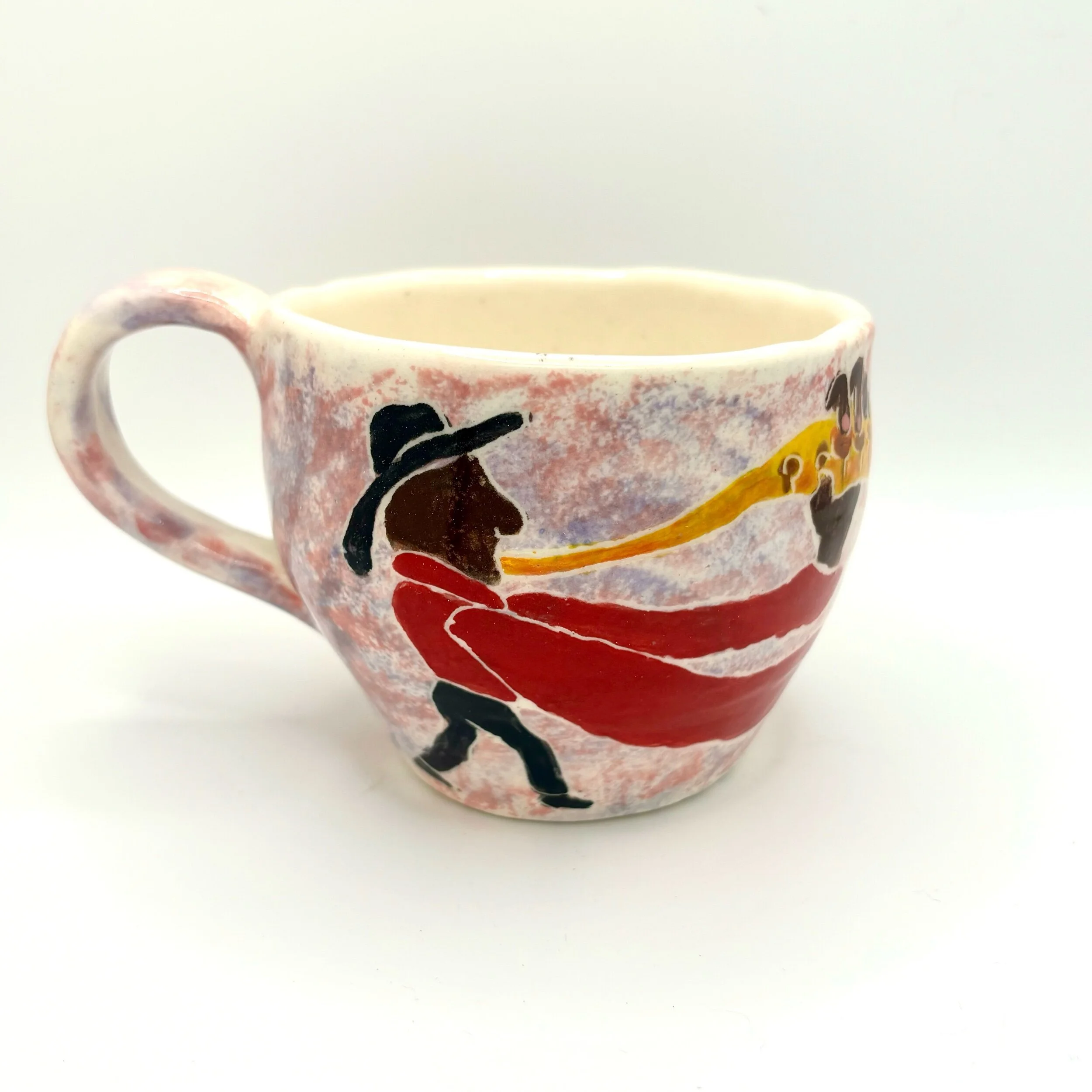 “Musical collection “ Saxophonist coffe cup