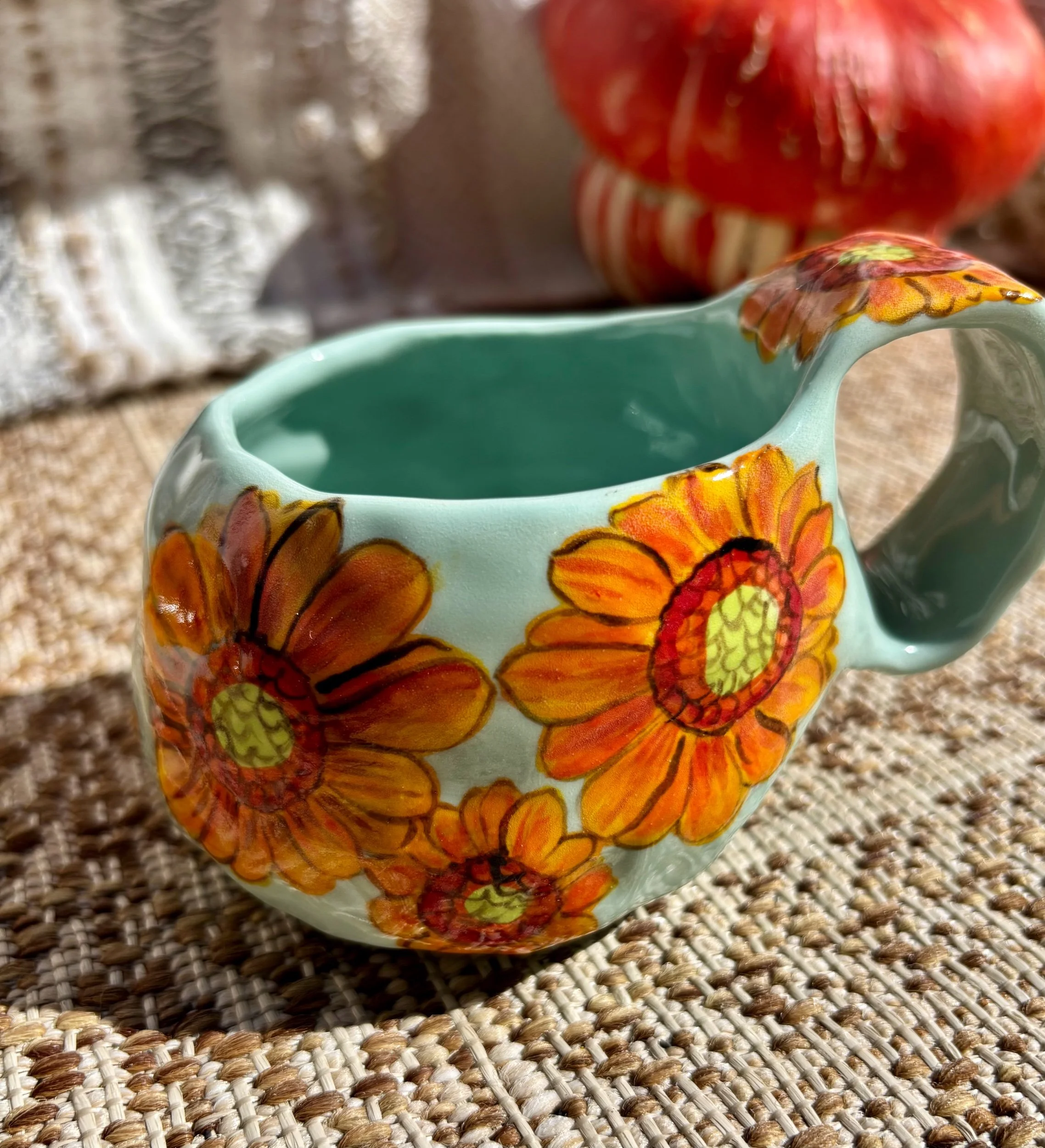 Orange sunflowers 2
