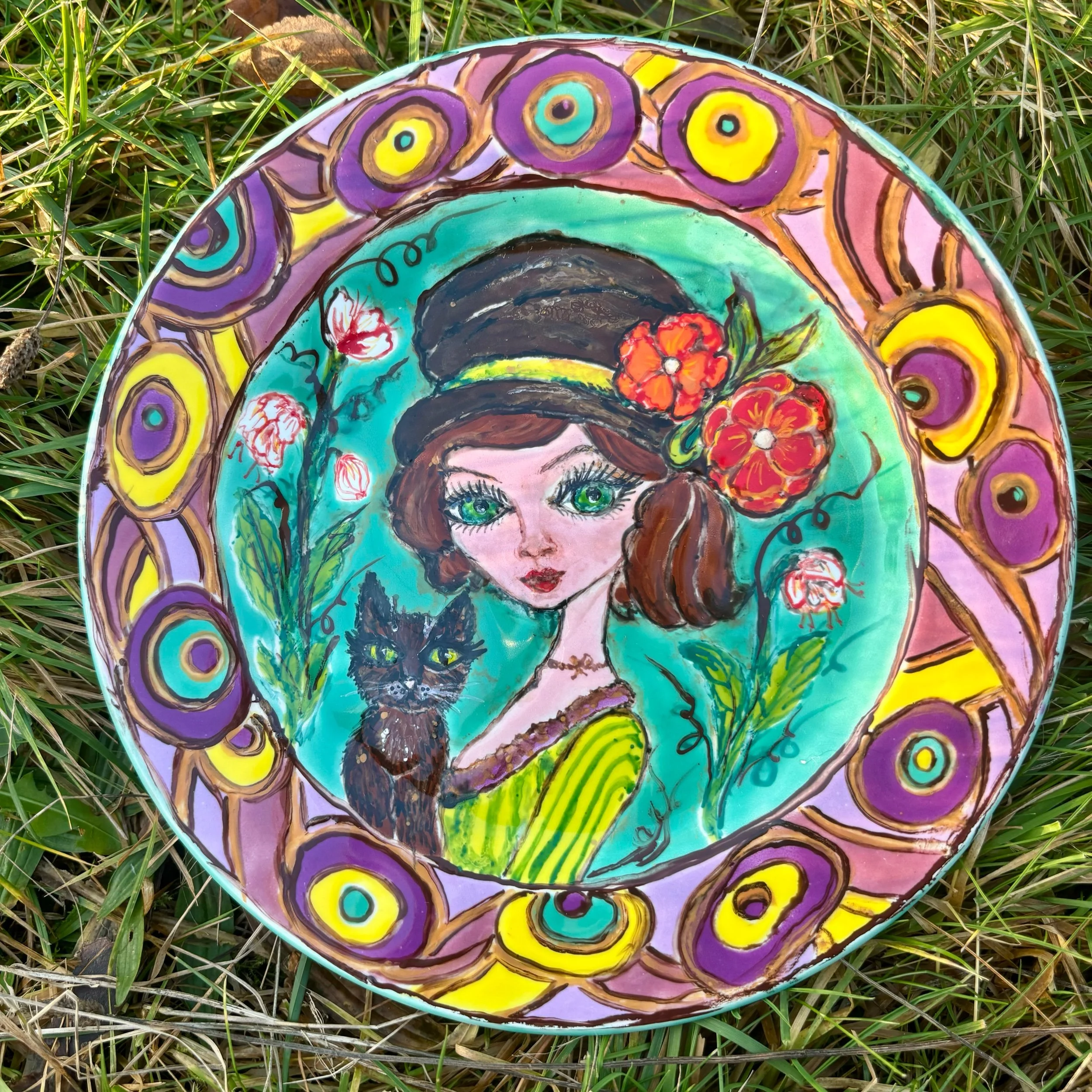 Plate French women