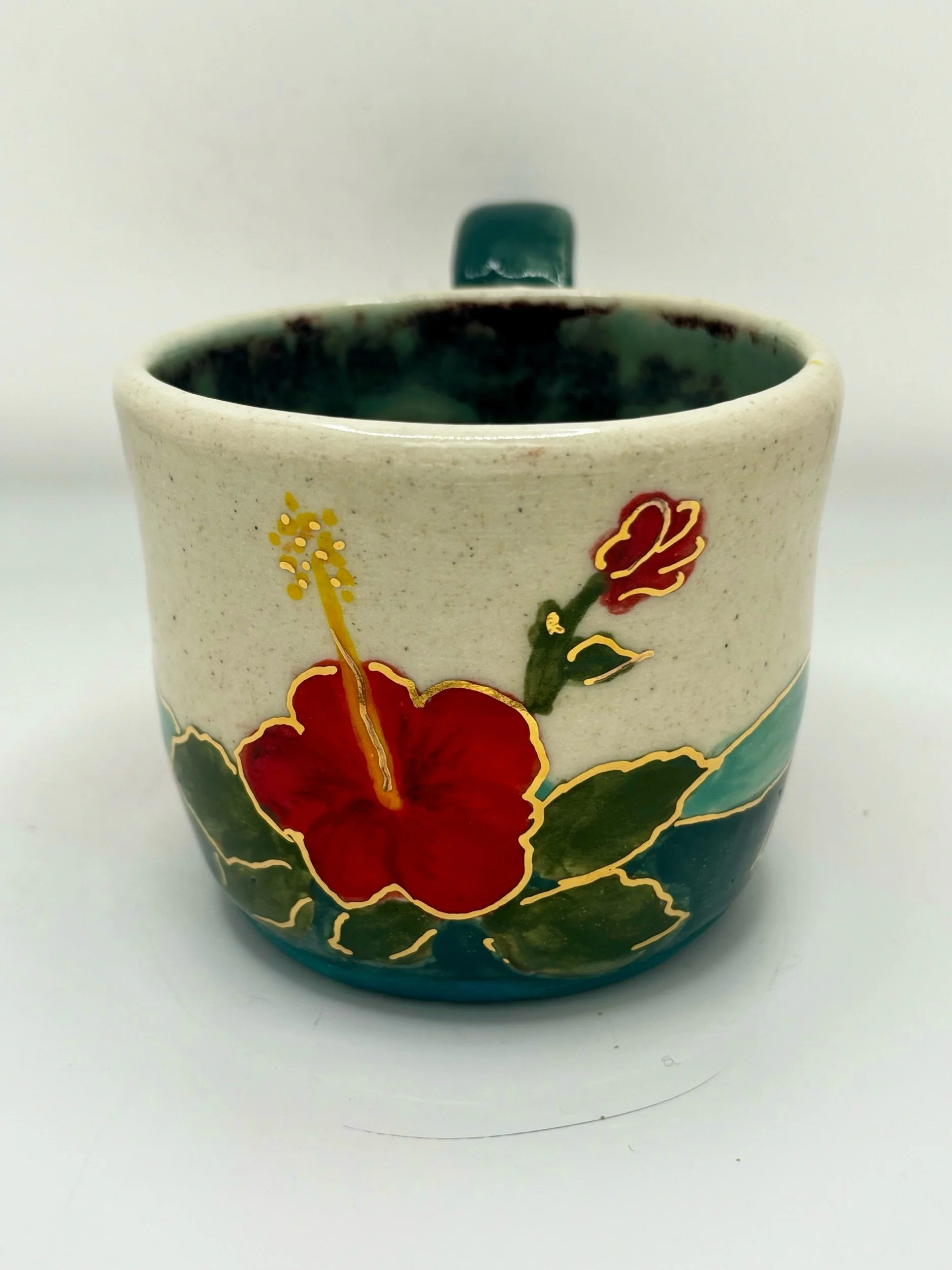 Red hibiscus espresso cup 1