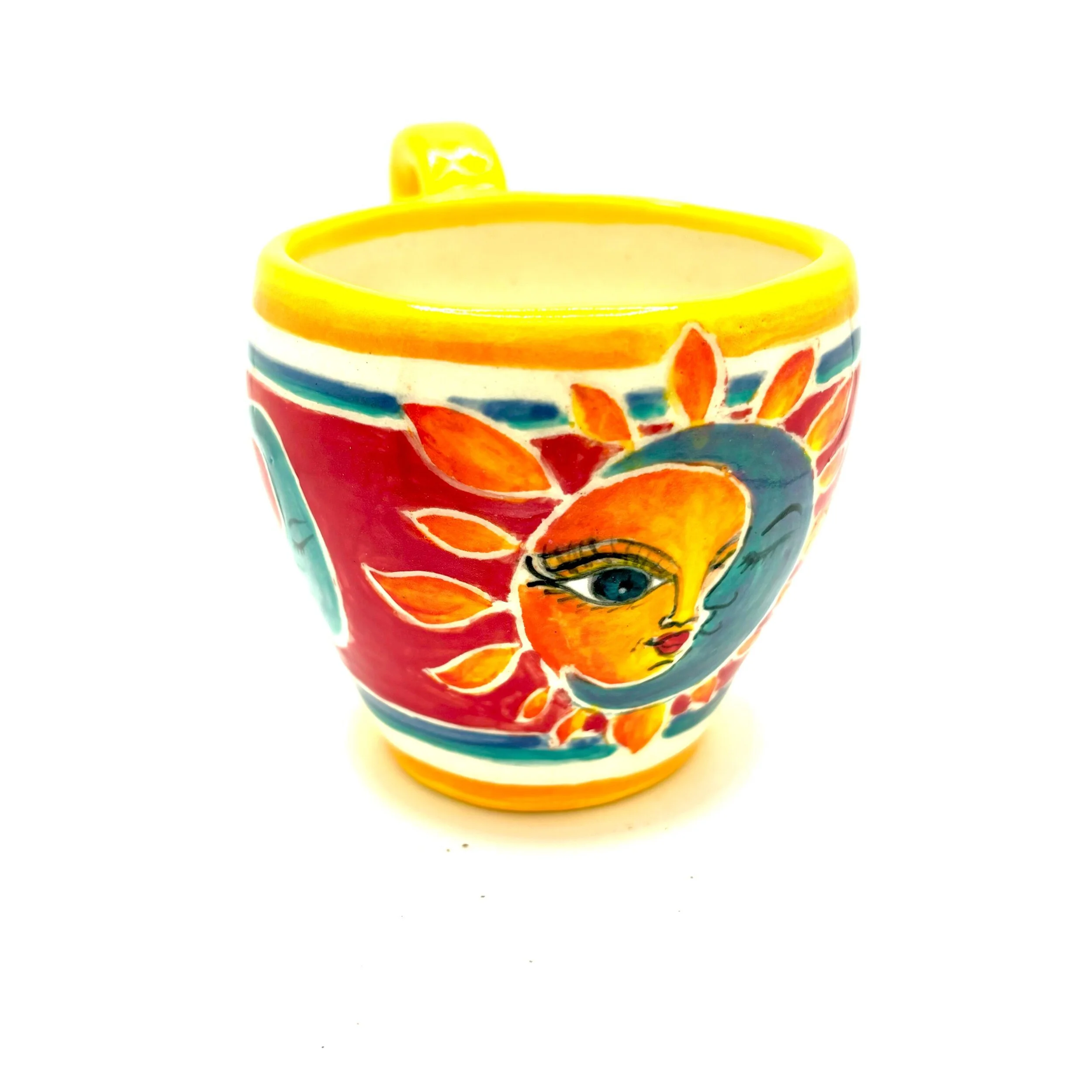Red sun cup