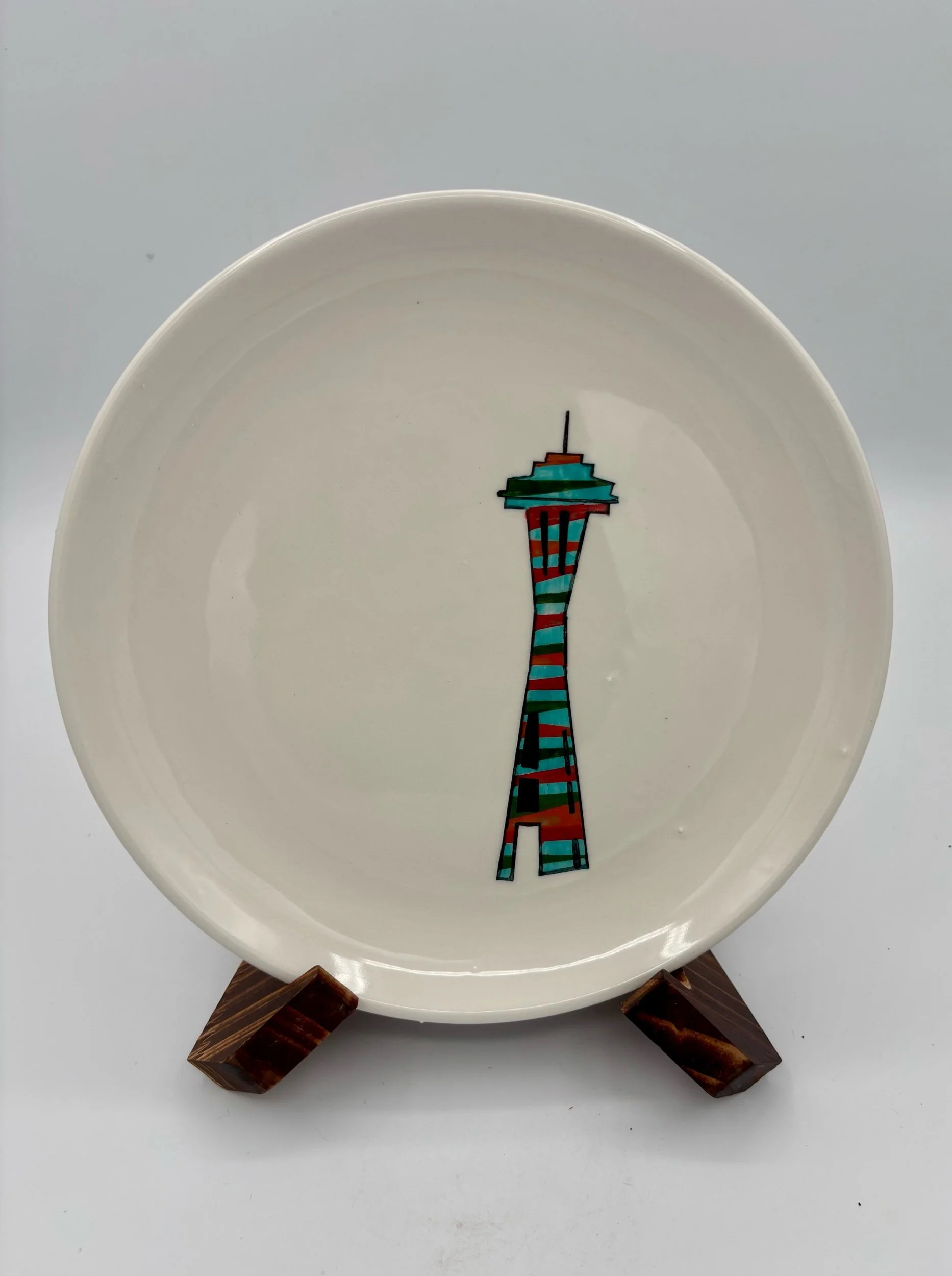 Space needle  plate